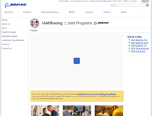 Tablet Screenshot of iam-boeing.com